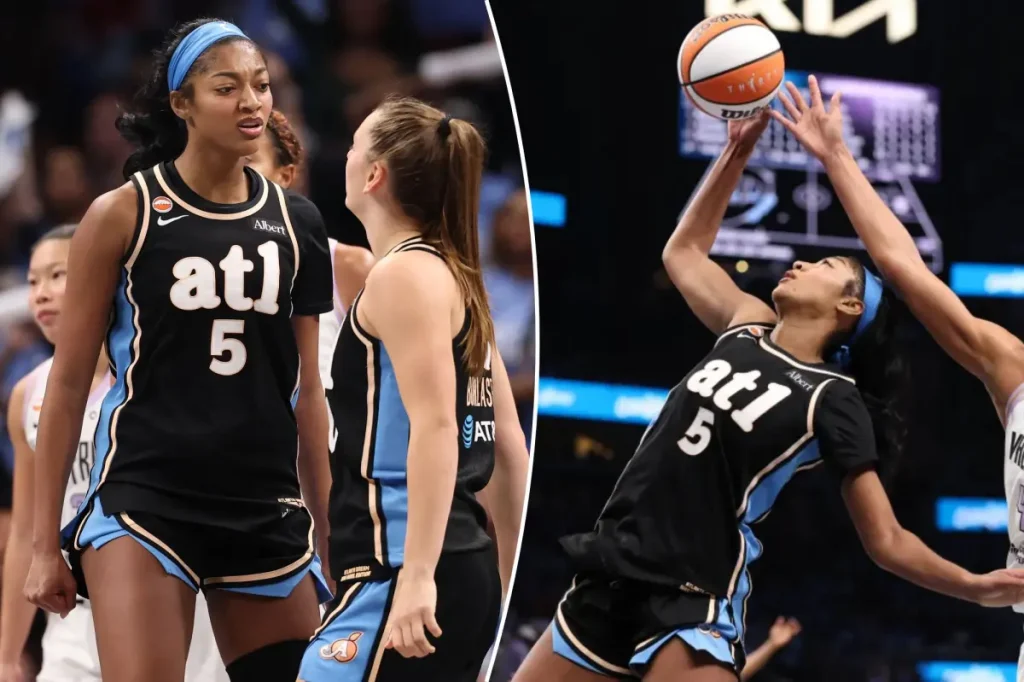 Angel Reese and the Dream dominate the Valkyries in Game 3 to gain the lead in the WNBA Finals.