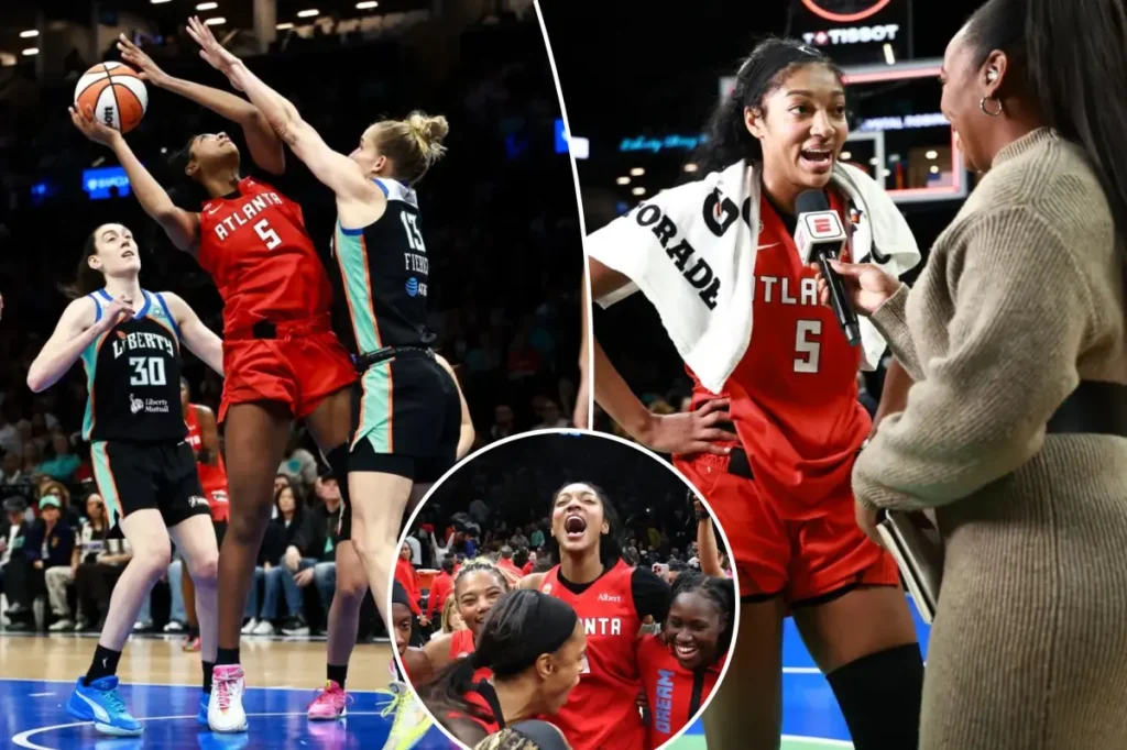 Angel Reese shares that she envisioned her first WNBA Finals experience