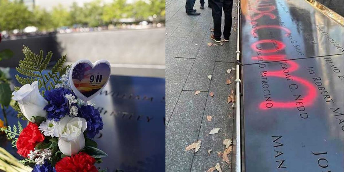 Anger grows after 9/11 Memorial is defaced — reportedly by a gun-control supporter: 'The Mamdani effect'