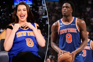 Anne Hathaway shares what she would sacrifice for another Knicks championship.