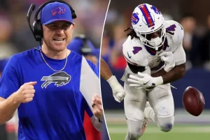 Bills coach warns James Cook as fumble problem continues