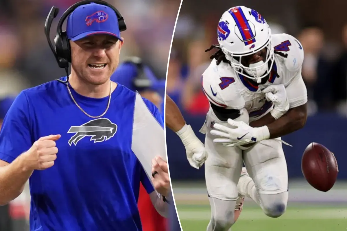 Bills coach warns James Cook as fumble problem continues