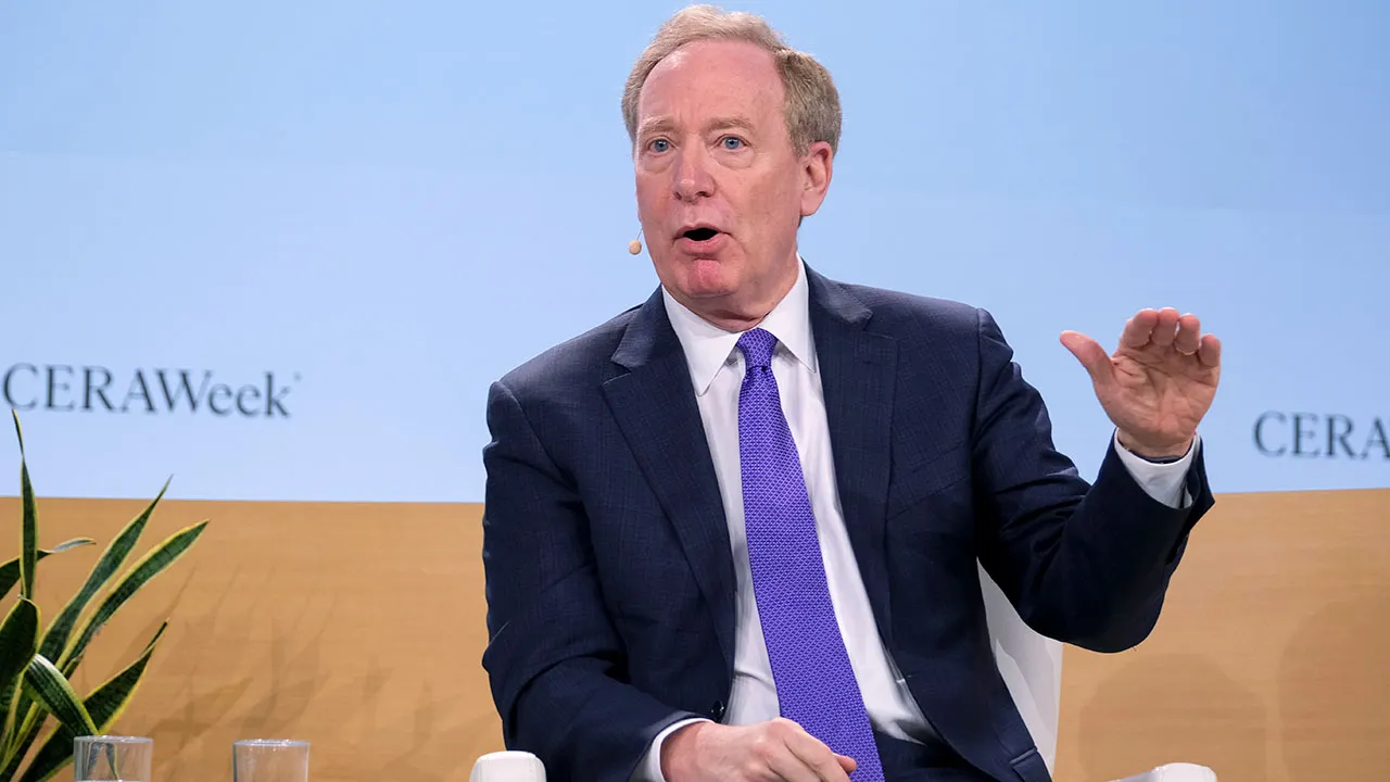 Brad Smith from Microsoft states that AI has less safety regulation than milk