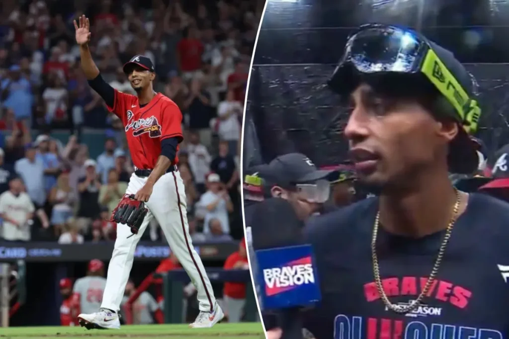 Braves hero Ray Kerr continues to unleash f-bombs in wild scene following Game 3 heroics