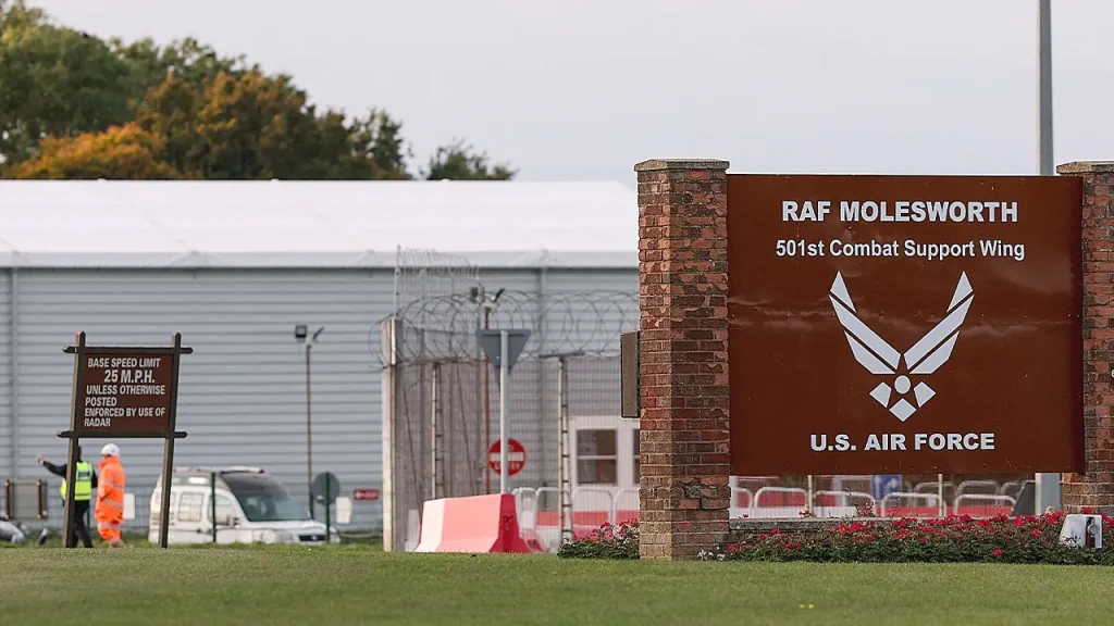 Breach at RAF Molesworth results in arrests under National Security Act