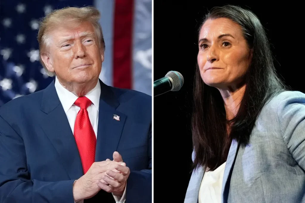 Cait Conley, the Democratic candidate opposing NY Rep. Lawler, asserts that Trump poses the biggest danger to America.