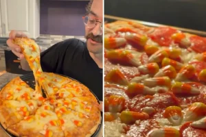Candy corn pizza arrives for Halloween, but pizza traditionalists are skeptical