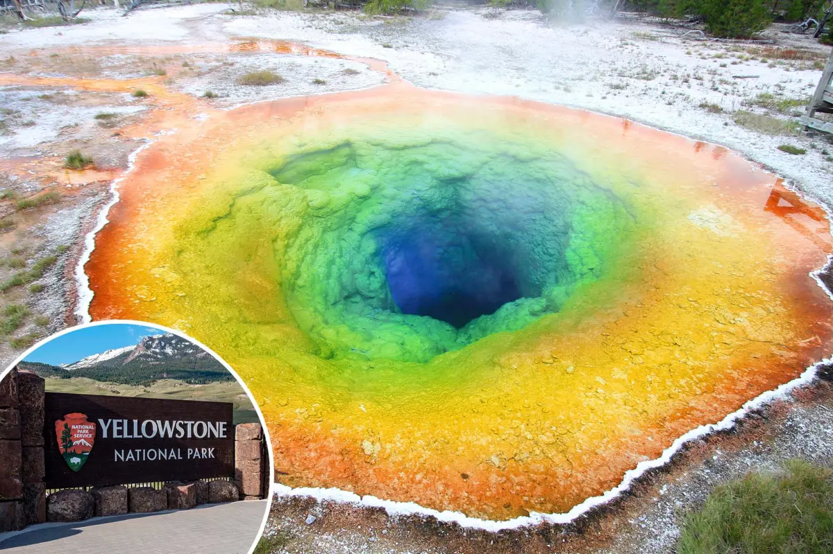 Careless visitors are harming Yellowstone's famous thermal pools with litter.
