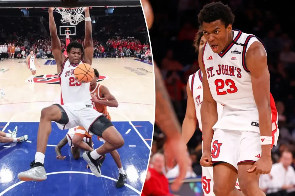 Center Theo Edema excels for St. John's during surprising play against Texas standout