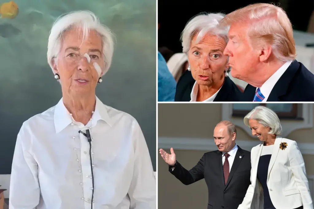 Christine Lagarde, President of the European Central Bank, plans to step down in February, nine months ahead of schedule.