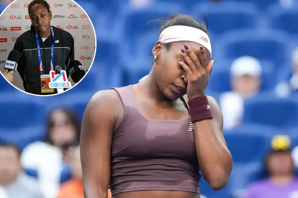 Coco Gauff's difficult time at the China Open concludes following cheating claims