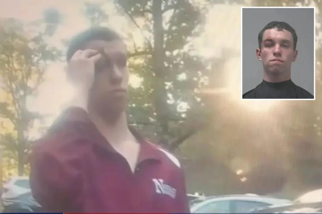 College student Aiden Dombrowski pretended to be a high school runner and assaulted an athlete during a race