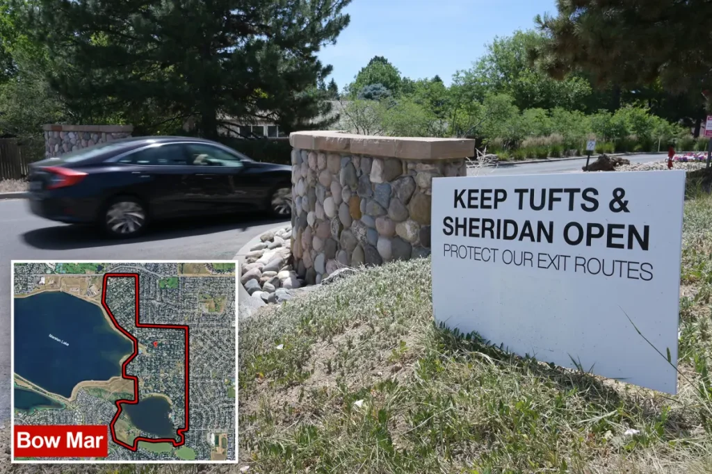 Colorado town decides to put gates at its entrances, raising concerns of a border conflict.