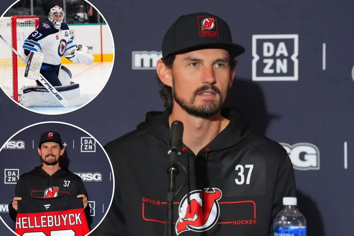 Connor Hellebuyck shares his initial thoughts following the surprising trade to the Devils.