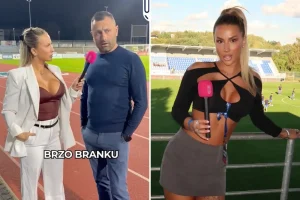 Czech soccer coach David Oulehla becomes popular online for an uncomfortable interview where he struggles to make eye contact with attractive reporter Sabina Jaksova.