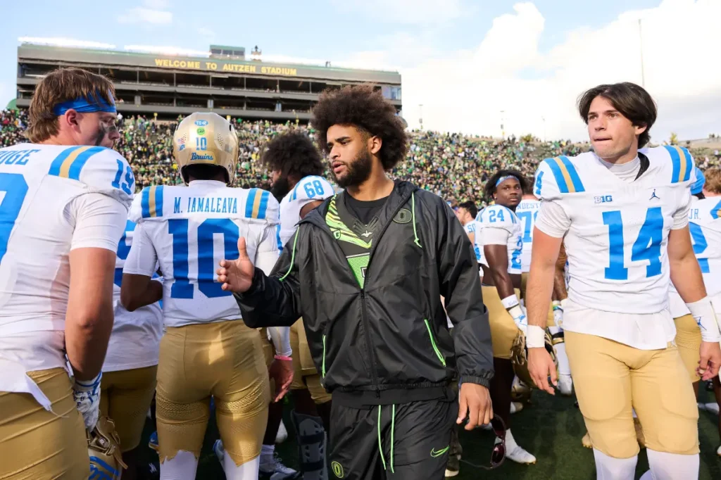 Dante Moore likely won't return this season for Oregon, creating uncertainty about his NFL Draft prospects.