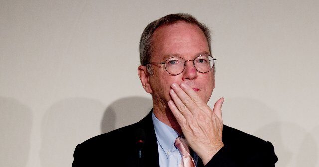 Democrat Major Donor Eric Schmidt's Investment in Anthropic May Increase His Wealth by $10 Billion