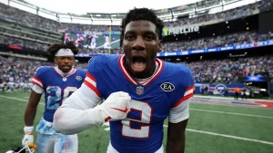 Deonte Banks' interception for a touchdown secures a victory for the Giants, placing them in a position they haven't held since 2015.
