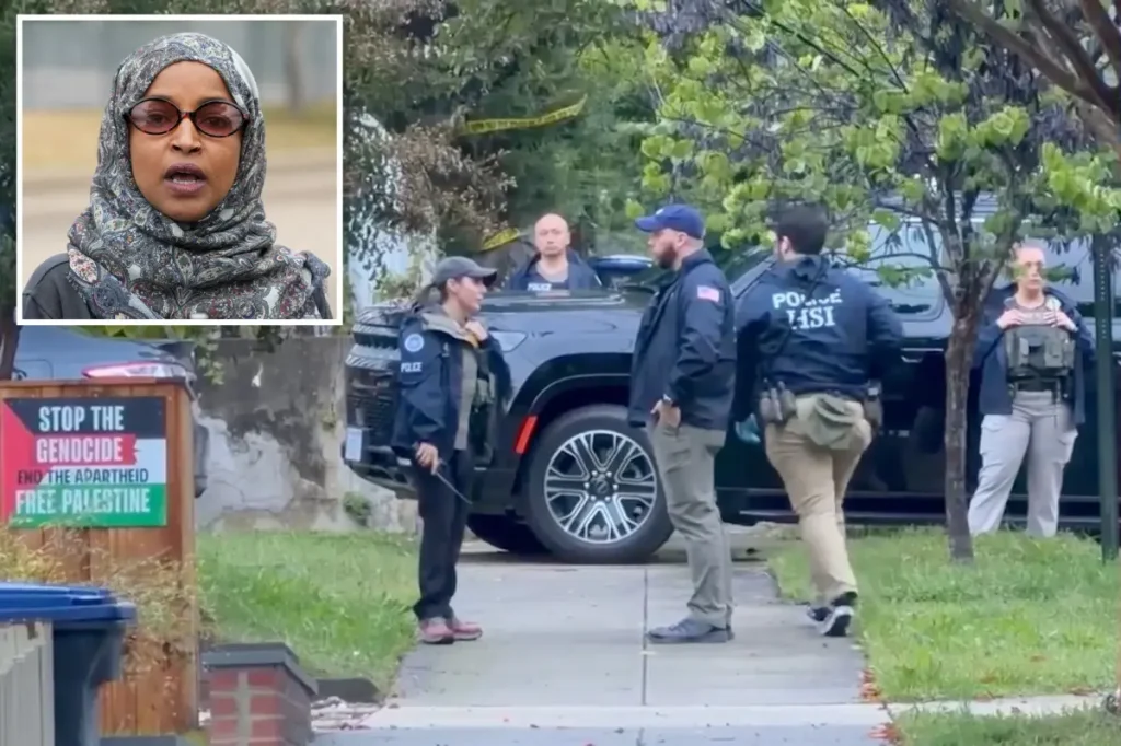 DHS searches Rep. Ilhan Omar's Washington, D.C. residence in connection with investigation into her immigration documents