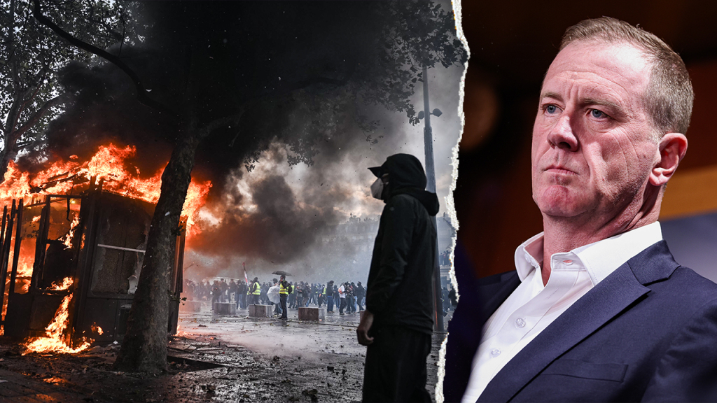 Disorder in France prompts GOP senator's caution about 'anti-Western civilization' Democrats