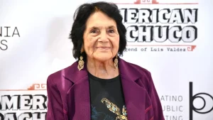 Dolores Huerta, a leader in the fight for farmworkers' rights, passes away at 96