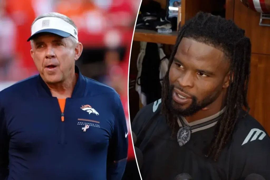 Dre Greenlaw takes a jab at Sean Payton following sideline argument during Broncos-49ers game