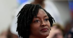 DSA Candidate Angie Nixon Stands by Displaying Image of Cop Killer in Her 'Cafe Resistance'