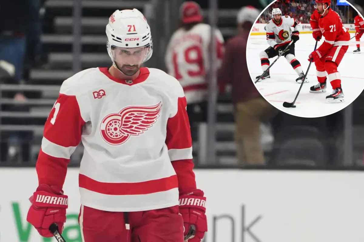 Dylan Larkin faces suspension from the Red Wings amid trade turmoil.