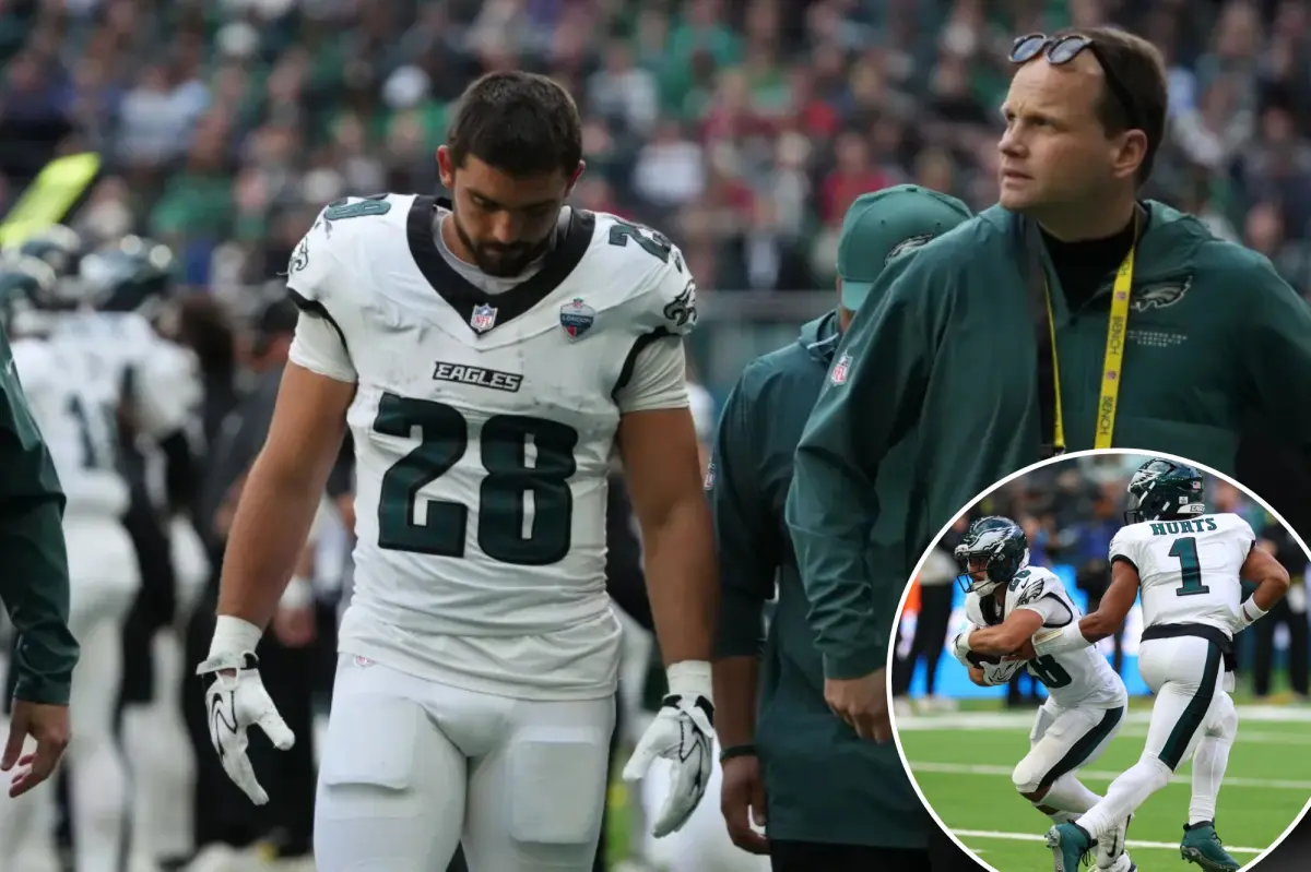 Eagles’ running back options seriously affected by Will Shipley’s injury