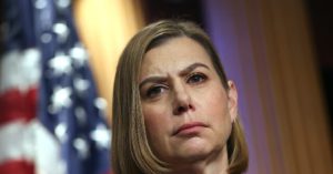 Elissa Slotkin intends to take legal action against Trump administration officials to intimidate young conservatives.