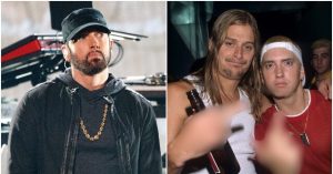 Eminem supporters consider a boycott after Kid Rock announces partnership on a Christian album.