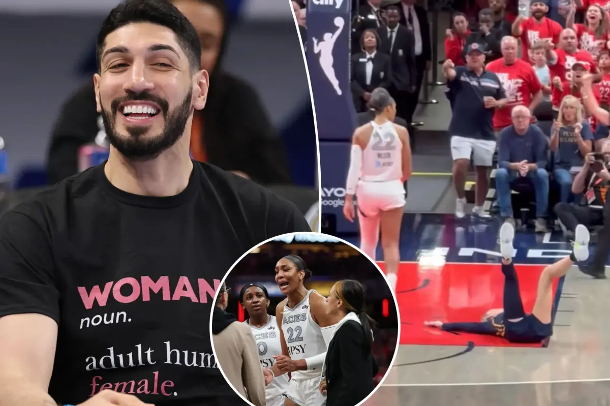 Enes Kanter urges suspension for A'ja Wilson following chaotic fan encounter at Fever game
