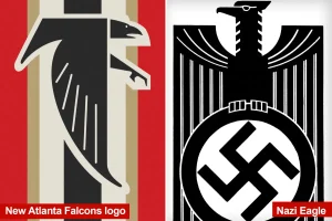 Falcons face criticism as new logo is likened to Nazi symbols