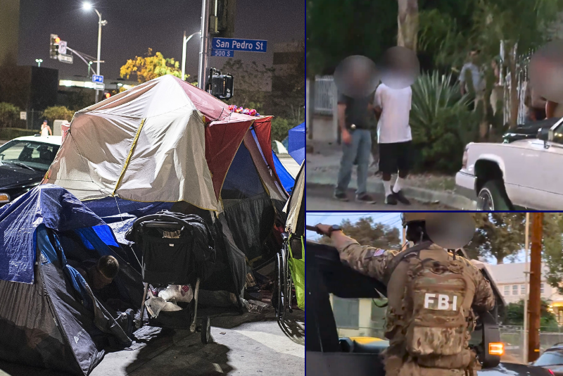 Feds and local police start a joint law enforcement effort called ‘Operation Save Skid Row,’ carrying out a series of raids in downtown L.A. and nearby regions.