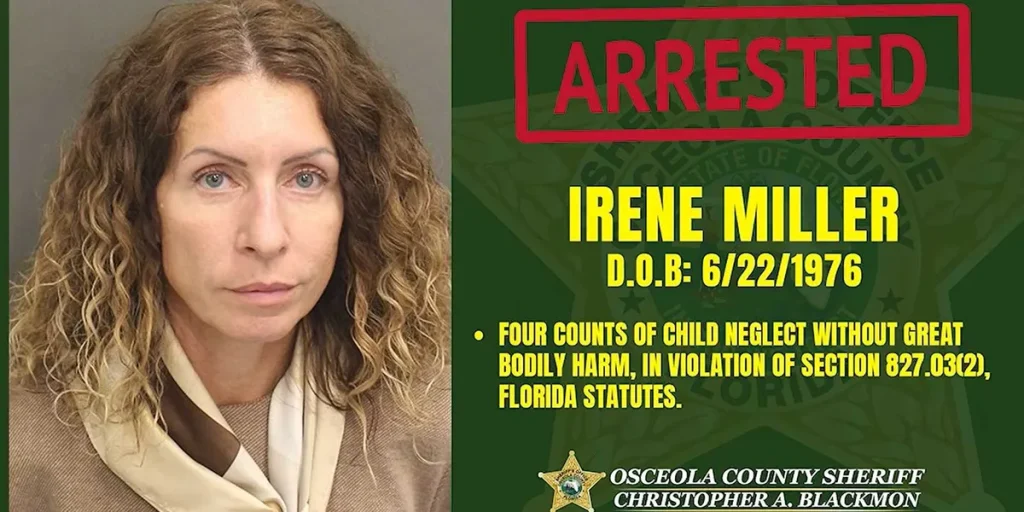 Florida mother leaves four children unsupervised for almost a week while she visits Las Vegas; police await her at the airport.