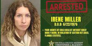 Florida mother leaves four children unsupervised for almost a week while she visits Las Vegas; police await her at the airport.