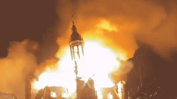 France riots described as 'largely calm' while cars burn in Paris