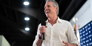 Gavin Newsom referenced Nietzsche. I remembered &lsquo;Blazing Saddles.&rsquo;