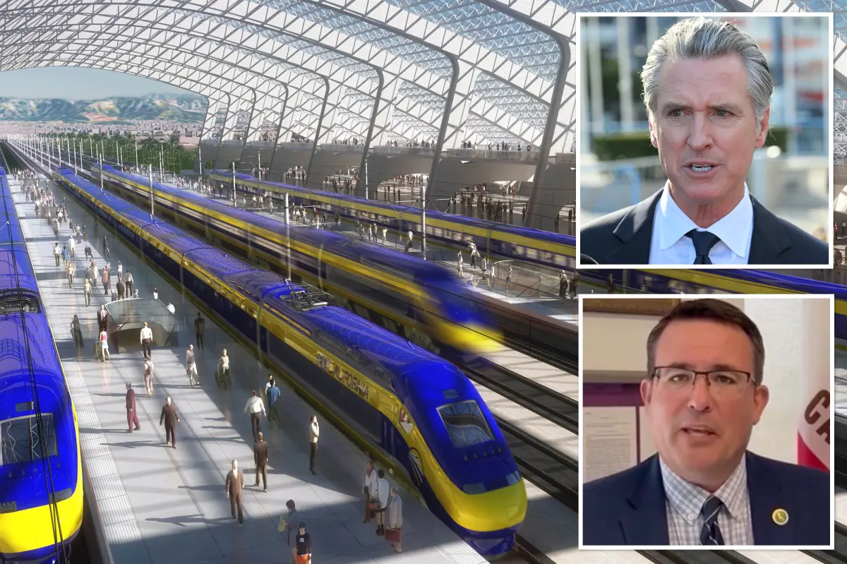 Gavin Newsom rejects legislation empowering high-speed rail oversight.