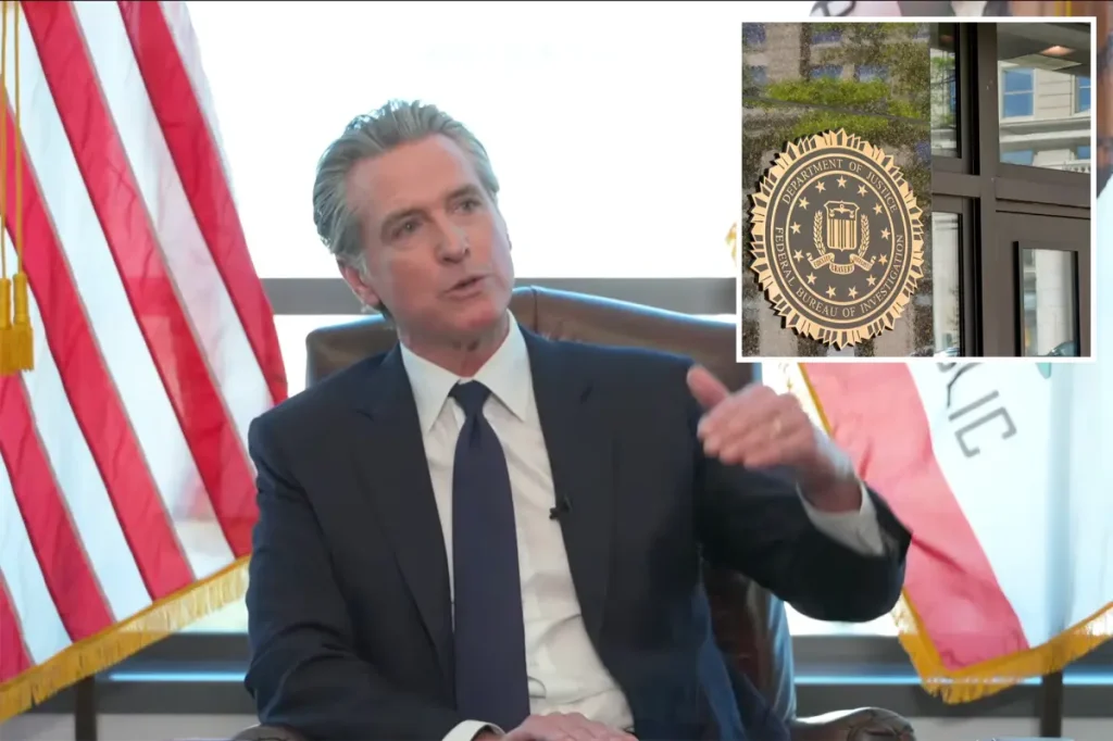 Gavin Newsom states that the FBI has never reached out to him during the investigation