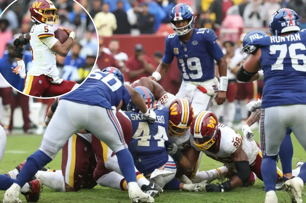 Giants end up with a tie against Commanders following Cam Skattebo's fumble