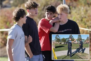 Gunman at Oregon elementary school shot his mother's shotgun at a pickup truck before a rampage that resulted in the deaths of 3 children and a teacher, according to a report.