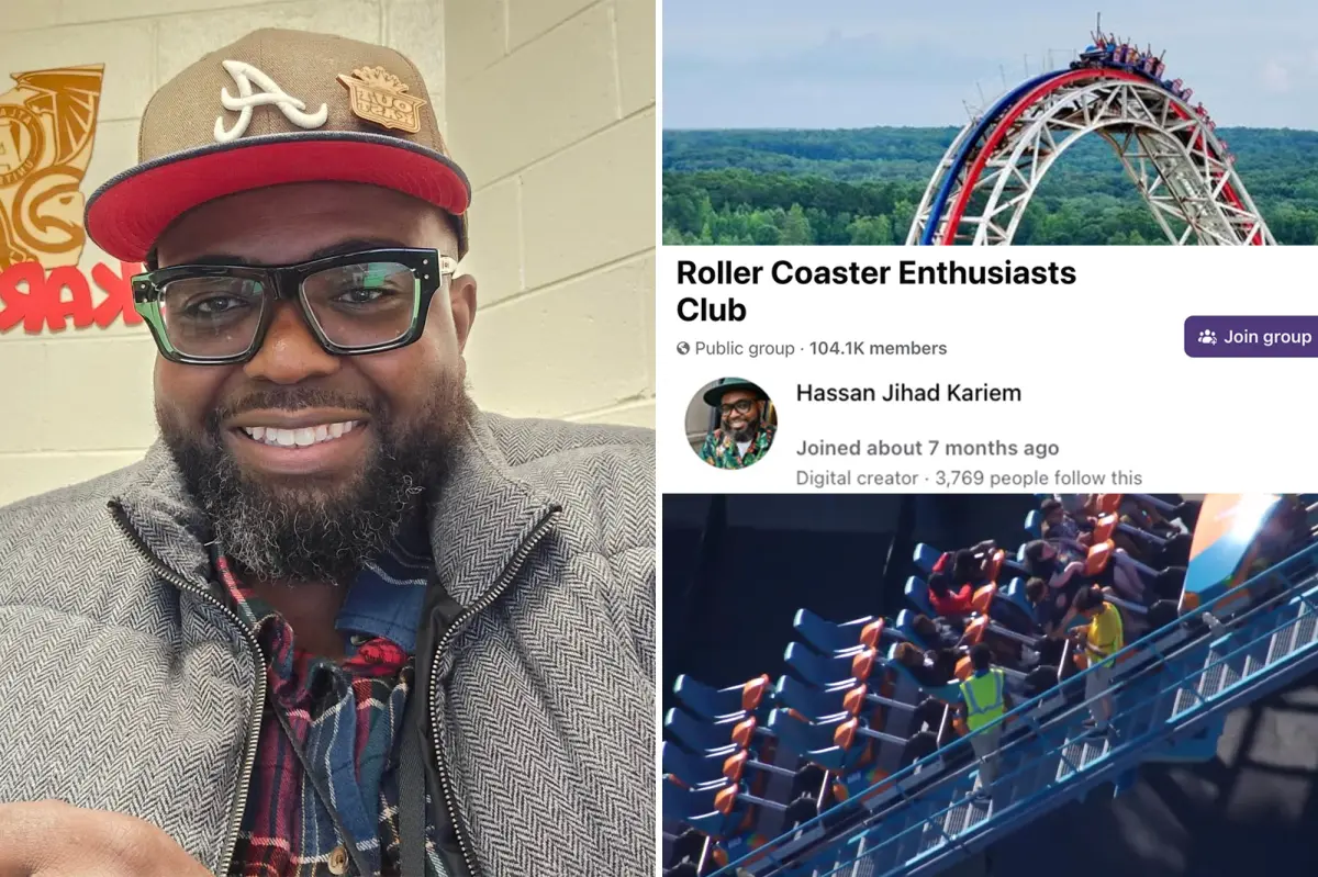 Hassan Kariem, the rider of the 'Goliath' at Six Flags who died in a fall, was part of a Facebook group for roller coaster fans.