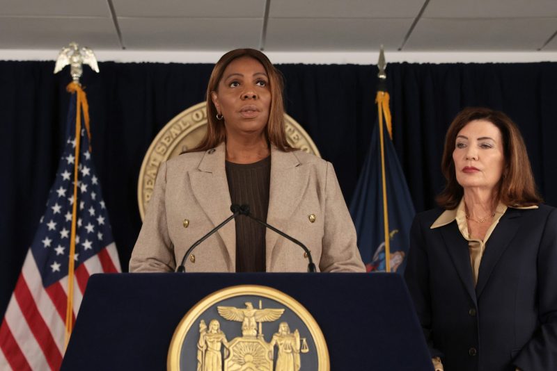 Hochul assigns New York Attorney General Letitia James to handle the prosecution of the Cornell fraternity sexual assault case.