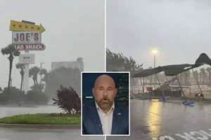 Hurricane Isaias struck Florida with great force, leaving many people without power, according to Lt. Gov. Jay Collins.