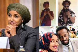 Ilhan Omar's Muslim husband upset about her new partner moving in with them.