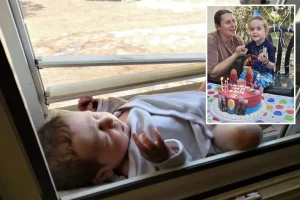 Infant symbolizing the October 7 Hamas attack returns to an Israeli kibbutz.