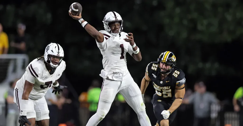 Introducing Kamario Taylor and Keelon Russell, the standout recruits who have emerged as top quarterbacks for Alabama and Mississippi State.