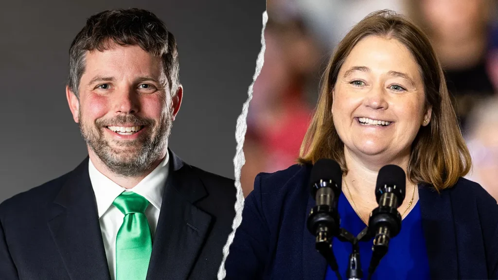 Iowa Attorney General Brenna Bird receives support for reelection against opponent Nate Willems.