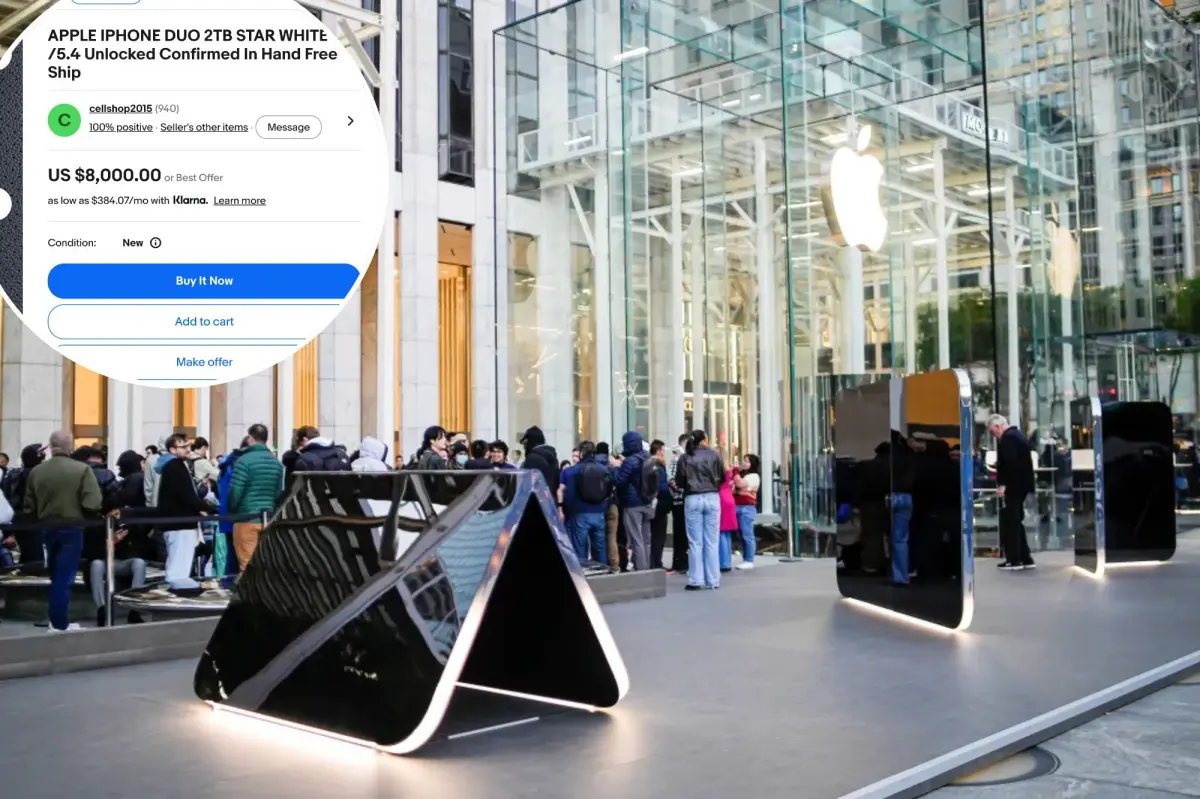 iPhone pairs priced at $10K for resale during launch day shopping spree